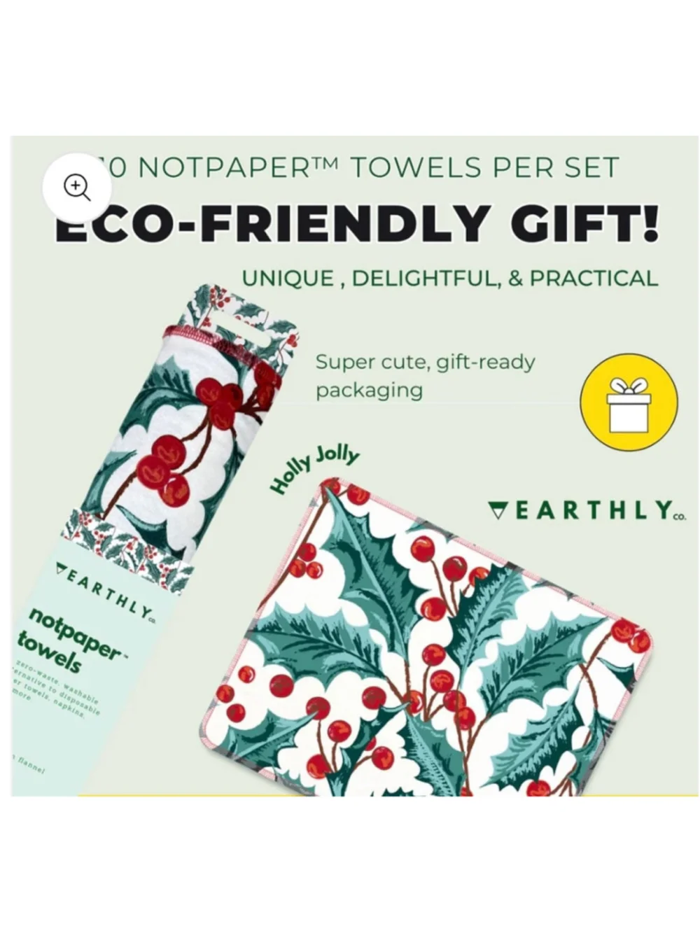 Earthly Co. roll cotton